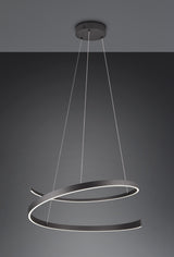 lámpara colgante Trio Cinardi negro mate TRI346110132 - vista 7