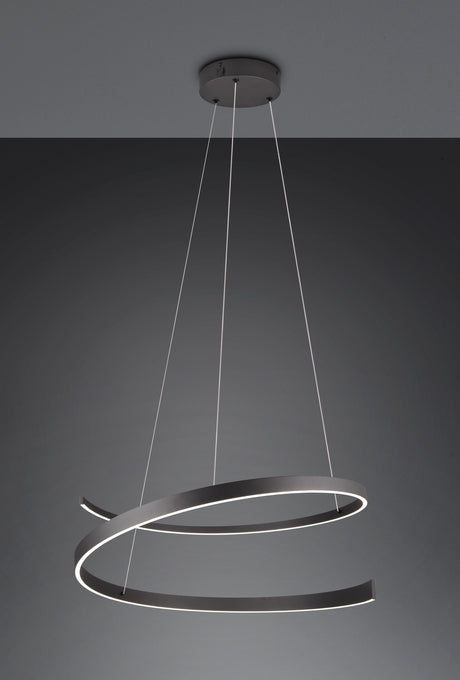 lámpara colgante Trio Cinardi negro mate TRI346110132 - vista 7