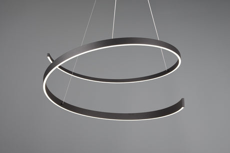 lámpara colgante Trio Cinardi negro mate TRI346110132 - vista 9