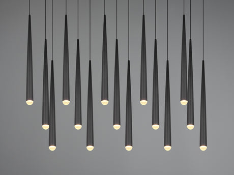 lámpara colgante Trio Cala estera negra 100cm TRI354811532 - vista 10