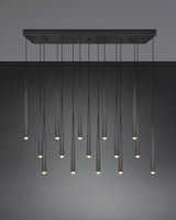 lámpara colgante Trio Cala estera negra 100cm TRI354811532 - vista 8