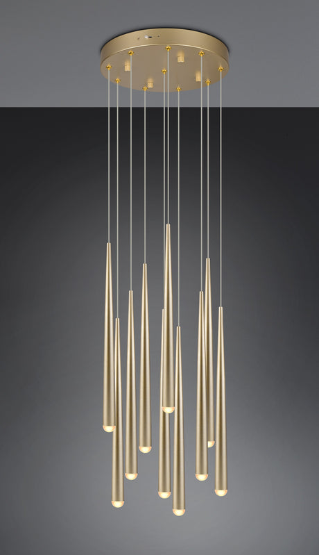 lámpara colgante Trio Cala oro Ø30cm TRI354831079 - vista 7