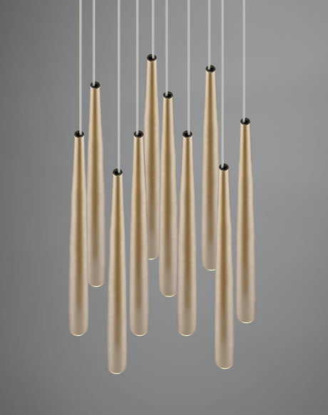 lámpara colgante Trio Cala oro Ø30cm TRI354831079 - vista 8