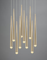 lámpara colgante Trio Cala oro Ø30cm TRI354831079 - vista 9