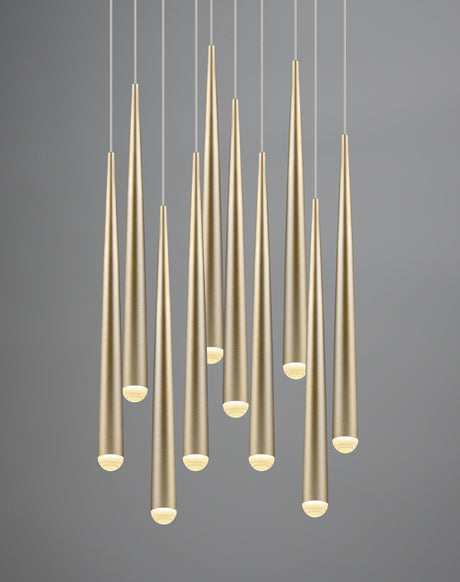 lámpara colgante Trio Cala oro Ø30cm TRI354831079 - vista 9