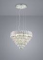 lámpara colgante Trio Malizia cromo Ø58cm TRI367601206 - lateral