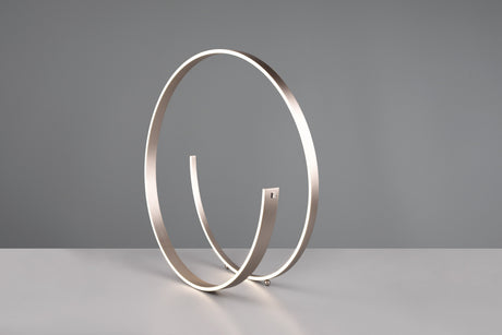 lámpara de pie Trio Cinardi níquel mate TRI446110107 - ambiente