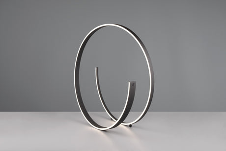 lámpara de pie Trio Cinardi negro mate TRI446110132 - ambiente