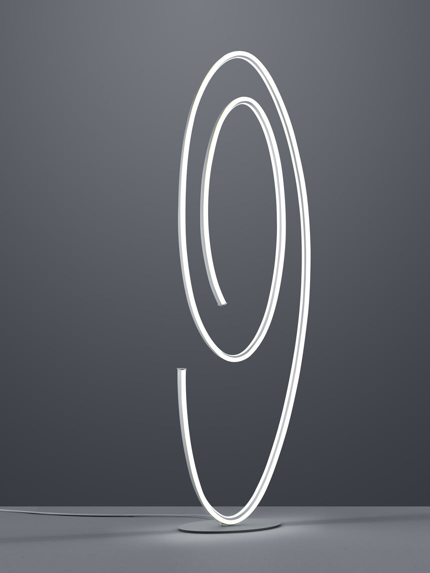 lámpara de pie Trio Ciola níquel mate 50cm TRI477210107 - lateral