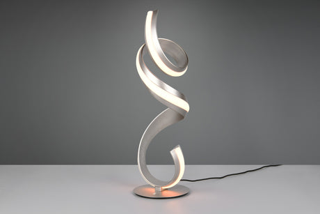 lámpara de sobremesa Trio Cisenna níquel mate TRI536110107 - vista 7