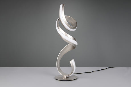 lámpara de sobremesa Trio Cisenna níquel mate TRI536110107 - vista 9