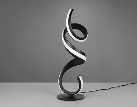 lámpara de sobremesa Trio Cisenna negro mate TRI536110132 - vista 9