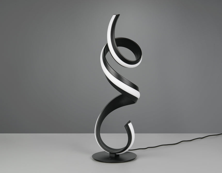 lámpara de sobremesa Trio Cisenna negro mate TRI536110132 - vista 9