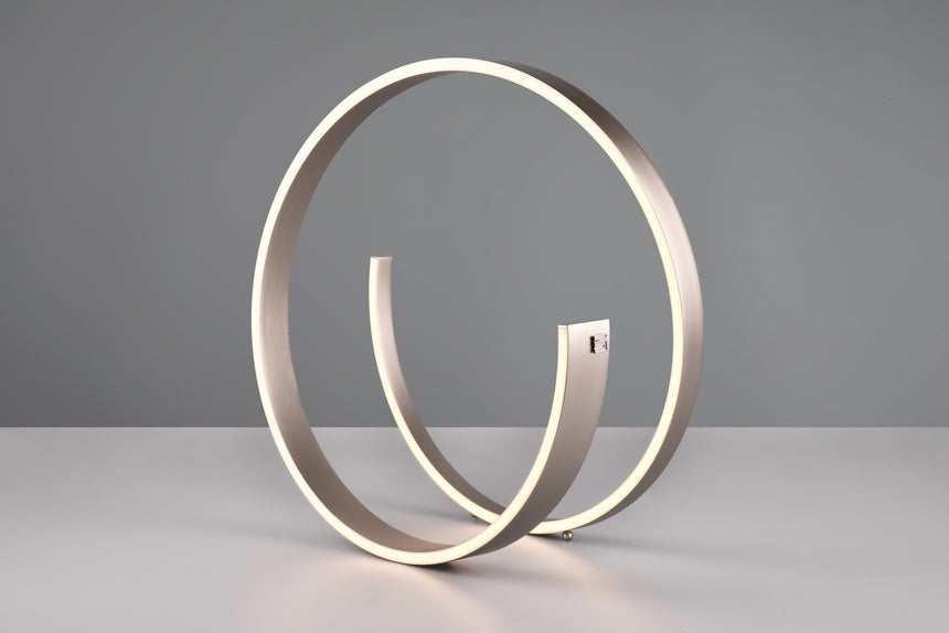 lámpara de sobremesa Trio Cinardi níquel mate TRI546110107 - vista 5