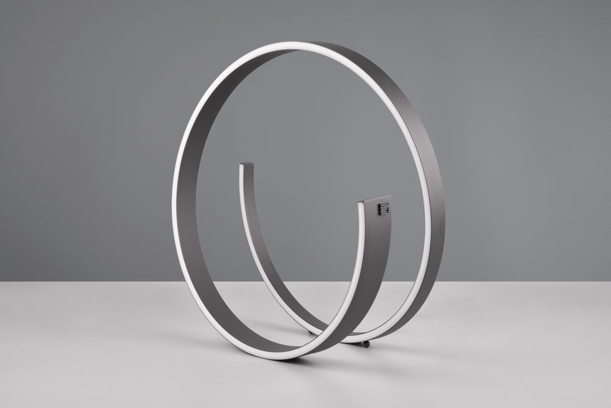 lámpara de sobremesa Trio Cinardi negro mate TRI546110132 - vista 6