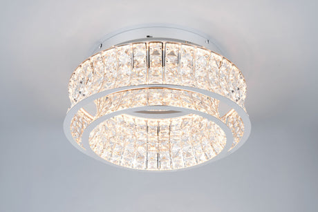 plafón de techo Trio Zevion dorado mate TRI634710106 - ambiente