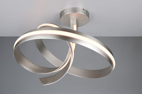 plafón de techo Trio Cisenna níquel mate TRI636110107 - ambiente