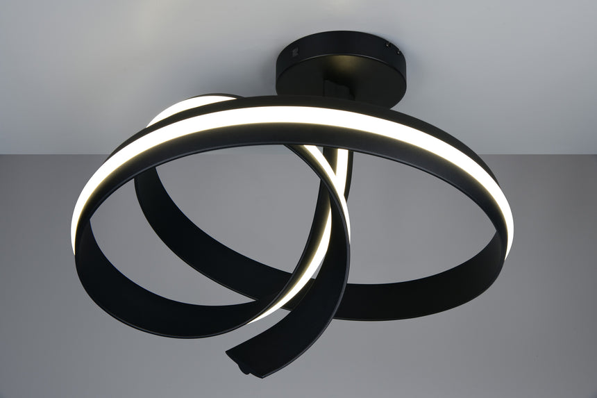 plafón de techo Trio Cisenna negro mate TRI636110132 - vista 5