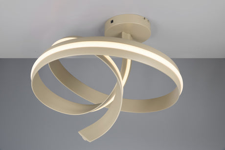 plafón de techo Trio Cisenna antracita TRI636110143 - ambiente