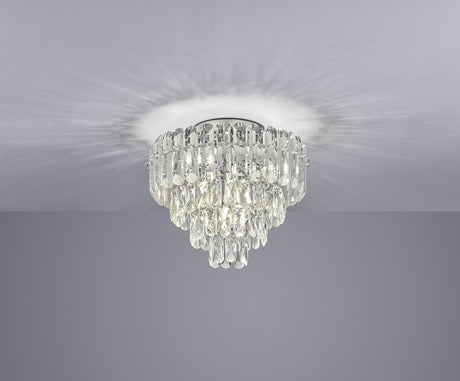 plafón de techo Trio Malizia cromo Ø43cm TRI667600706 - lateral