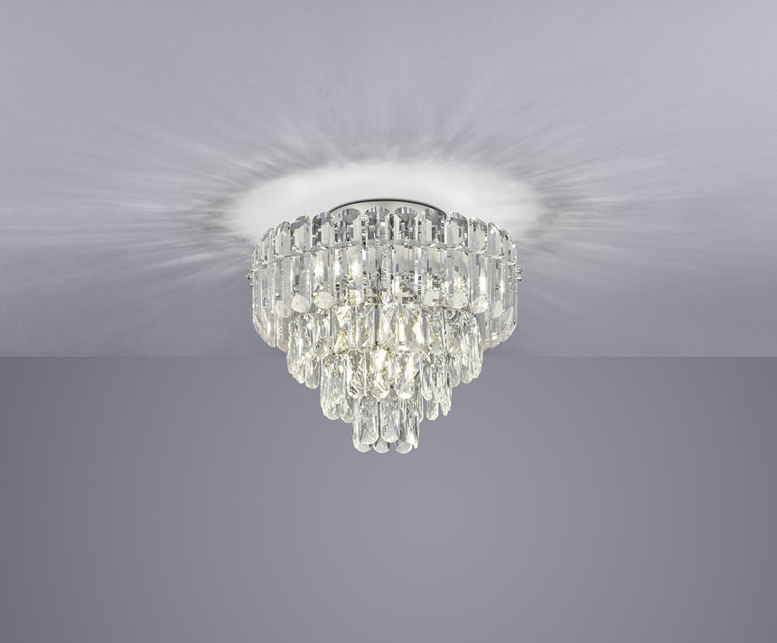 plafón de techo Trio Malizia cromo Ø43cm TRI667600706 - lateral