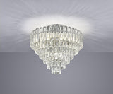 plafón de techo Trio Malizia cromo Ø58cm TRI667601206 - lateral