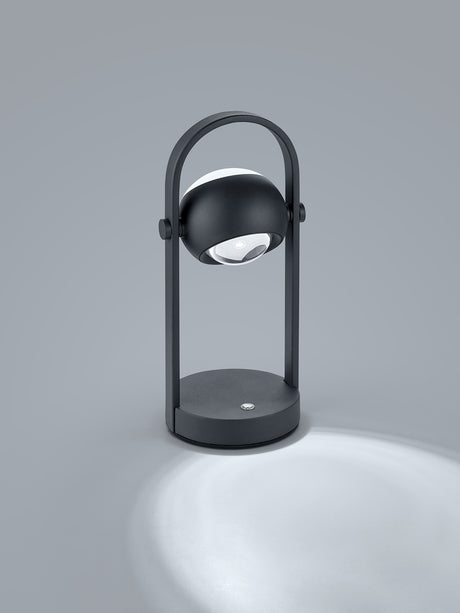 espejo Trio Cannon negro mate TRIMR54440132 - detalle