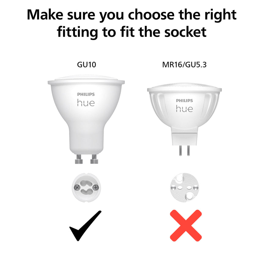 Philips Hue White Bombilla dicroica White GU10 4,2W 400lm 8720169230170 - imagen 6