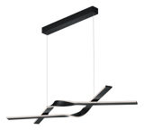 Trio Cicenza LED Pendant Ceiling Light Black Dimmable 378510232