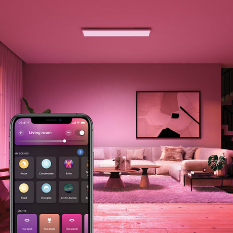 Philips Hue White and Color Ambiance Panel LED Surimu blanco RGBW 60W 871951435507100 4150lm - imagen 3