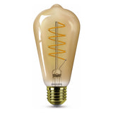 Bombilla de filamento Philips Classic ámbar ST64 25W E27 1800K 250lm 315457 - vista alternativa