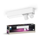 Philips Hue White and Color Ambiance Foco Centris blanco RGBW 11W 1630lm 8720169318373 - imagen 10