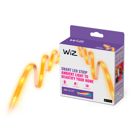 WiZ White and Color Ambiance Tira LED RGBW 13W 840lm 07121600 | Philips