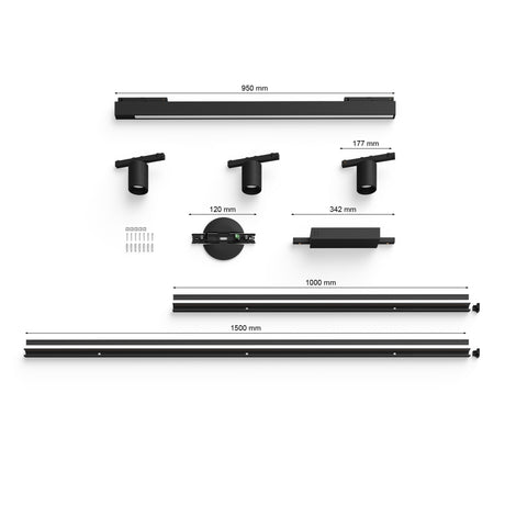 Philips Hue White and Color Ambiance Plafón Perifo negro RGBW 5W 510lm 40780000 - imagen 7