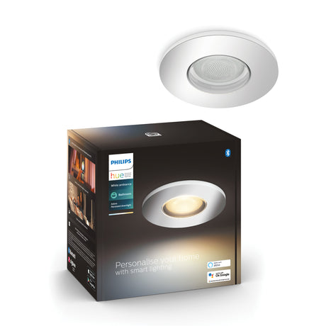 Philips Hue Empotrable Adore plata White Ambiance 5W IP44 871951434079400 350lm