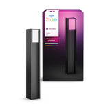 Philips Hue White and Color Ambiance RGBW Baliza Turaco post antracita RGBW 8,1W IP44 872110311851600