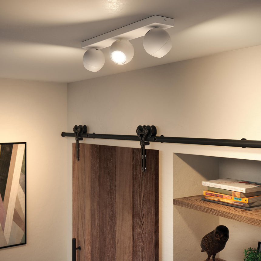 Philips Hue Foco Buckram blanco White Ambiance 5W 871951433910100 350lm - imagen 4