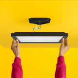 WiZ White and Color Ambiance Plafón Negro RGBW 17W 1600lm 0169077980 - imagen 4 | Philips