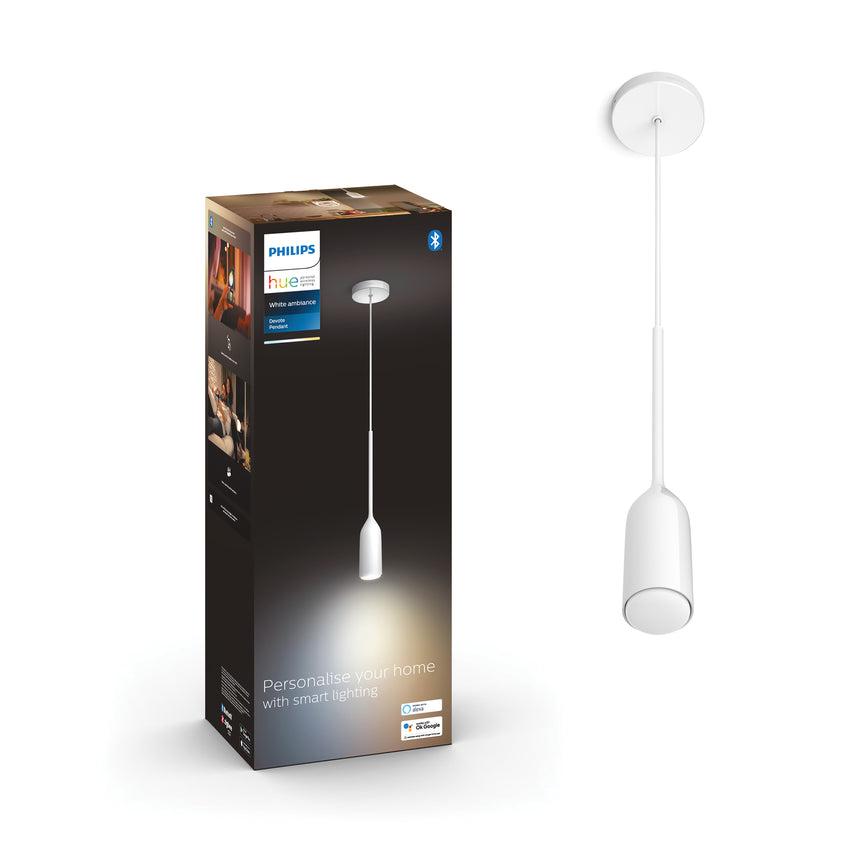 Philips Hue Lámpara colgante devote blanco White Ambiance 8W 871951434123400 806lm