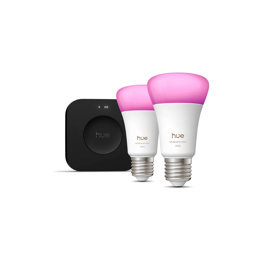 Philips Hue White and Color Ambiance Kit de inicio negro RGBW 5W 1100lm (3 uds) 8721103107619