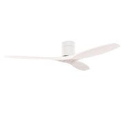 Ventilador de techo LedsC4 Stem Evo tube blanco con palas blancas motor DC Ø132cm VE-0098-BBL — vista 1