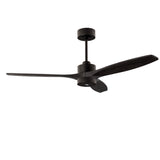 Ventilador de techo LedsC4 Stem Evo play negro palas negras motor DC Ø132cm VE-0118-NNE