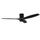 Ventilador de techo LedsC4 Stem Evo tube play negro palas negras motor DC Ø132cm VE-0119-NNE