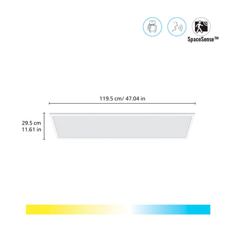 WiZ White Ambiance Plafón Tunable White 36W 3400lm 0169071391 - vista alternativa | Philips