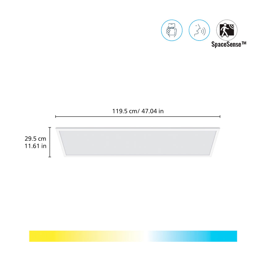WiZ White Ambiance Plafón Tunable White 36W 3400lm 0169071391 - vista alternativa | Philips