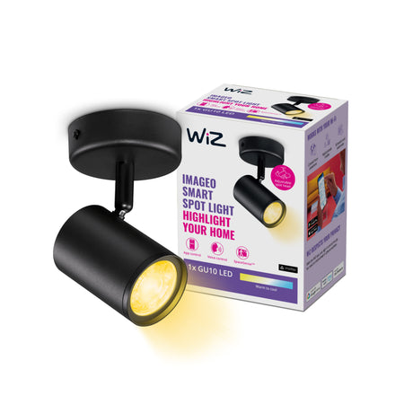 WiZ Foco Imageo Negro 5W 345lm 55181700 | Philips