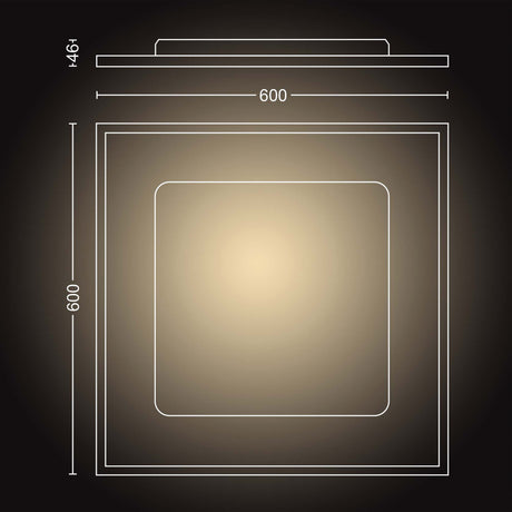 Philips Hue Panel LED Aurelle blanco White Ambiance 19W 871951438264000 3750lm - imagen 10