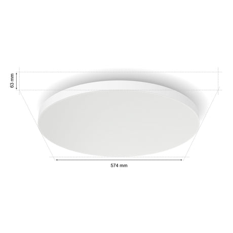 Philips Hue White and Color Ambiance Panel LED datura blanco RGBW 67W 4850lm 8720169277557 - imagen 10