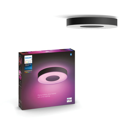 Philips Hue White and Color Ambiance Plafón Infuse negro RGBW 34W 4116330P9 2350lm