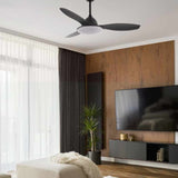 Fabrilamp Yael Ventilador Dc Negro 72w 3000-4000-6000k 122d 7200Llm 3 Aspas, Remoto+temporizador+memoria 159391309